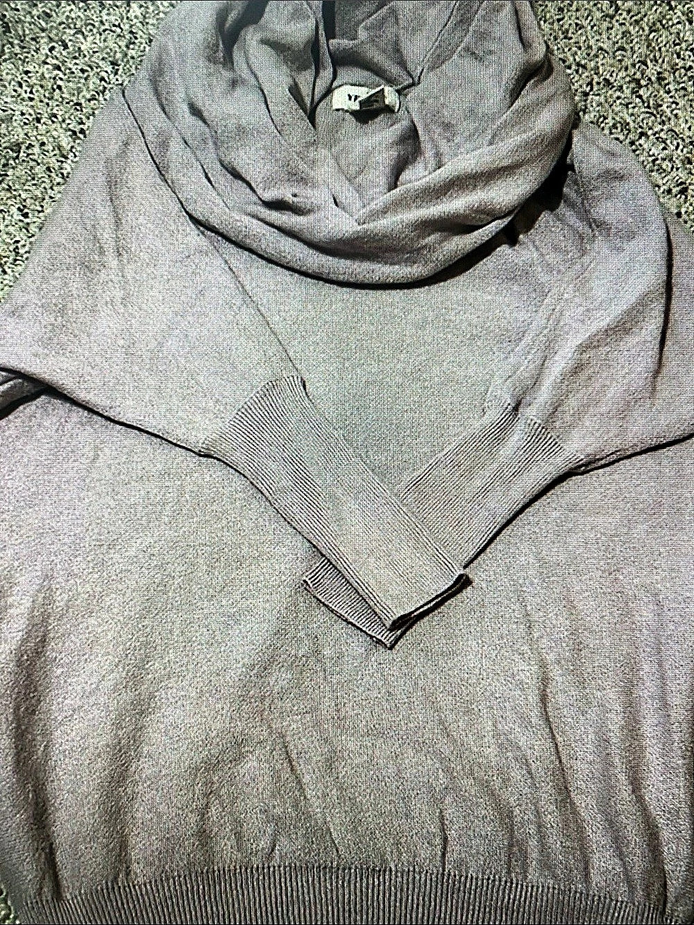 YESLOLA Women's Cowl Neck Sweater Purple XLike New